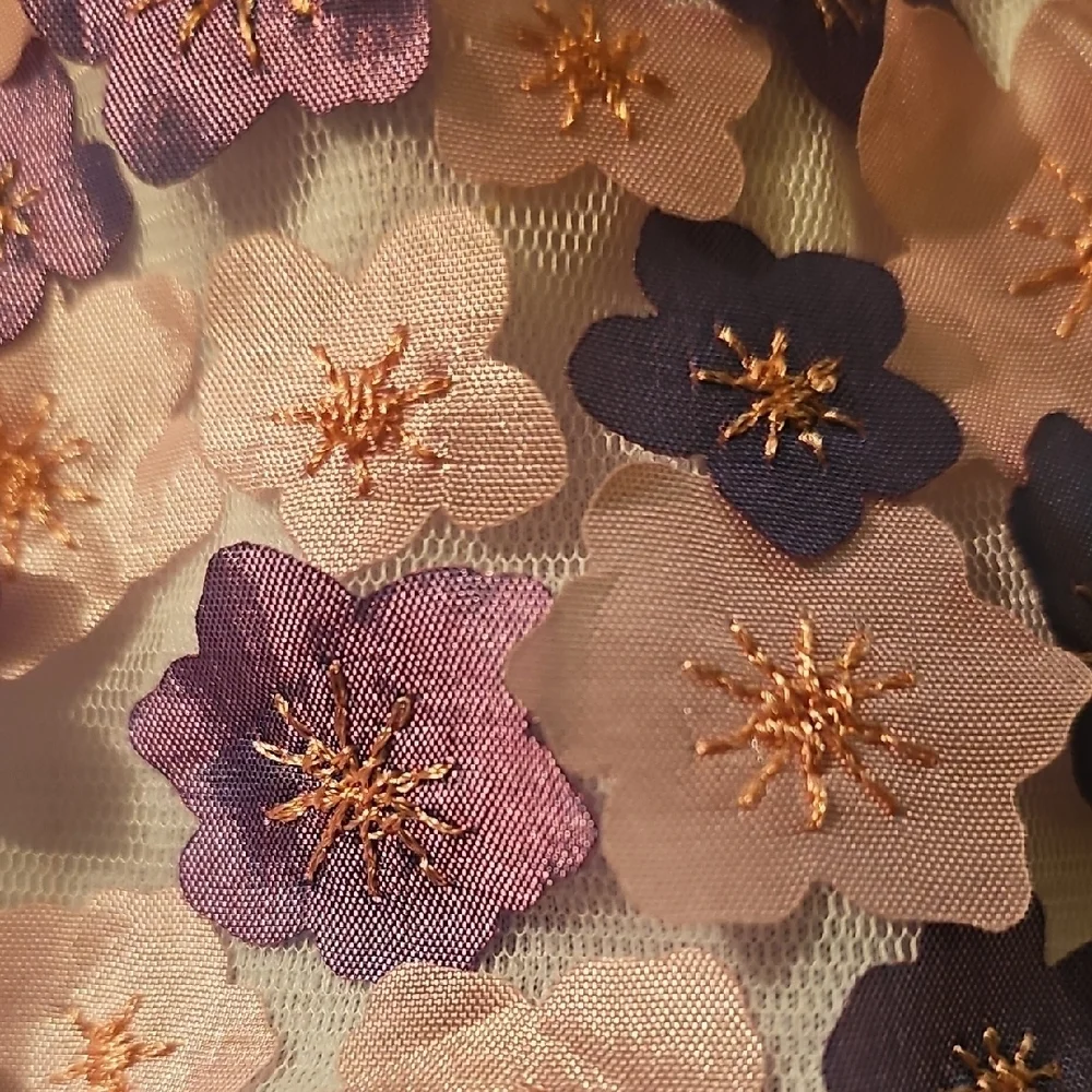 Purple Floral & Tool Dog Dress NWOT Size XSmall
